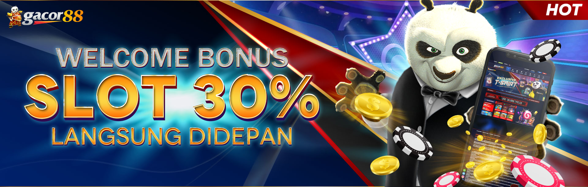 WELCOME BONUS SLOT 30% "Di DEPAN"