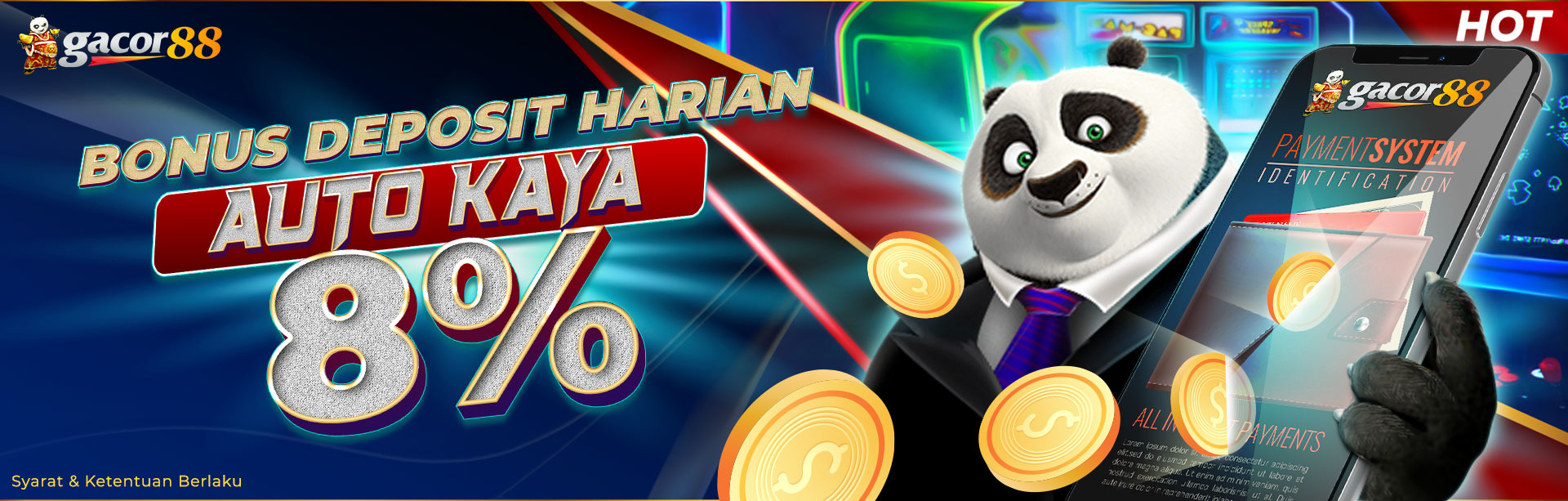 BONUS HARIAN 8%